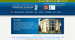 Desktop Screenshot of clearconceptssd.com